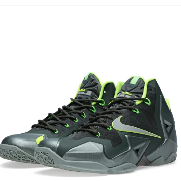 Nike Lebron X1 Mica gre green men’s 13 dunk man - Picture 2 of 15